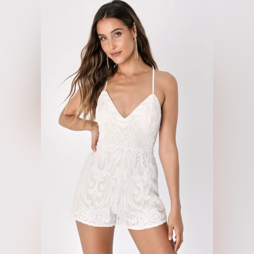 Lulus Sequin Romper